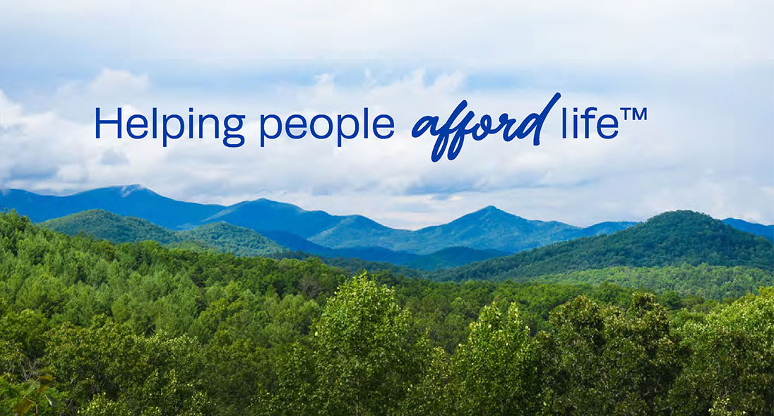 helpAfford2 helping people afford. beautiful mountains and trees